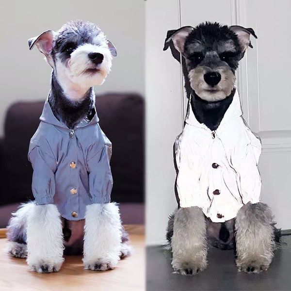 

french bulldog windbreaker dog reflective outdoor jacket waterproof raincoat clothes pet puppy coat for small medium dogs zlc09