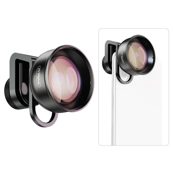

apexel многослойные телефон телеобъектив 2x зум двойной объектив / single lens аксессуары // huawei / smartphone