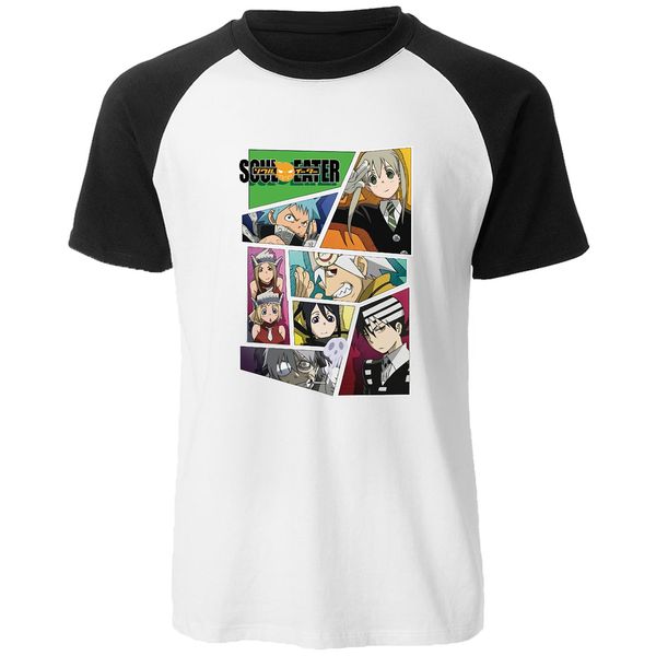 

japanese anime soul eater tshirt fashion raglan short sleeve soul eater summer sport hooded sweatshirt hoodie men t shirt
