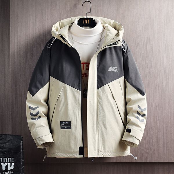 

clothes men's winter coat 2020 new korean down clothing large size trend thickened tide brand cotton padded, Black