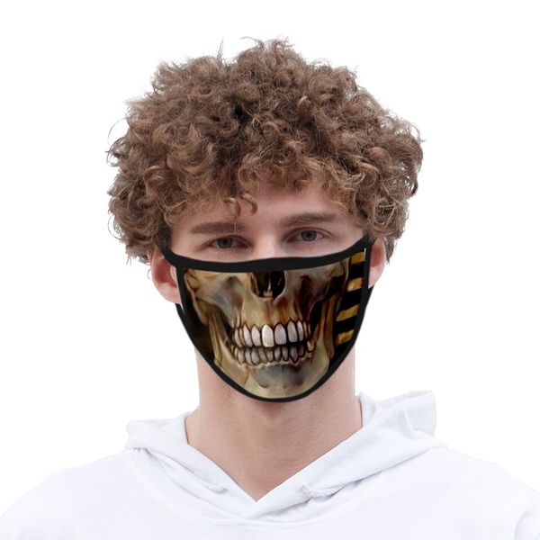 

fashion designer skull 3dwindproof dustproof water wash water resistance cotton cloth customized fashion designer bbysjv alice_bag, Black
