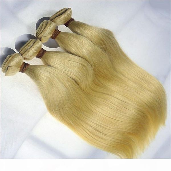 

platinum blonde brazilian straight bundles 1 3 4 pcs lot 100% human hair bundles extensions remy hair weave bundles 100g pc, Black