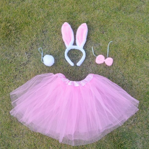 

a0hnq creative plush easter bunny performance props animal headband prop headdress hair band headdress pin rabbit hair skirt alogp hoop alog