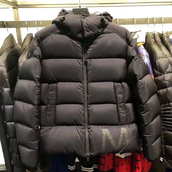 

new mens down jackets outdoor winter outerwear hooded down jacket coat down jacket coat, Black