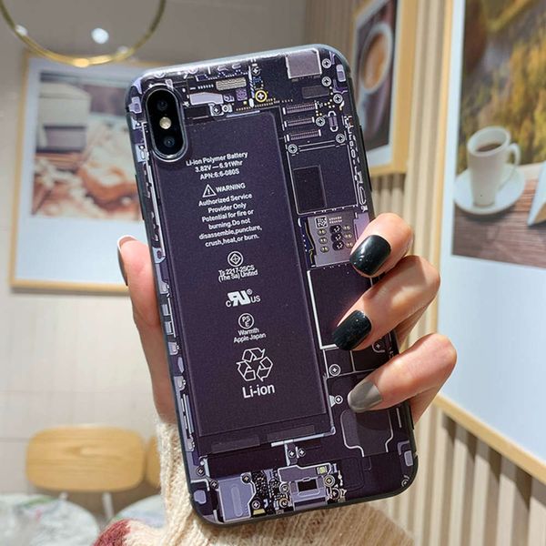 

qafashion brand, big brand, mobile phone case, customized mechanical wind, perspective effect, suitable for vip 7 / 8p, xsmax r, vfr