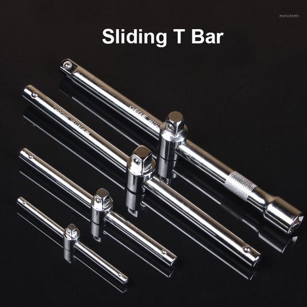 

1/2 " 3/8" 1/4"drive sliding t bar for socket connection head square drive socket wrench tool1