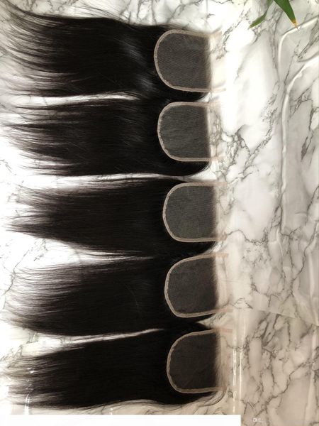 

hd swiss lace 5x5 closure 100% virgin hair fast fedex grade, Black;brown