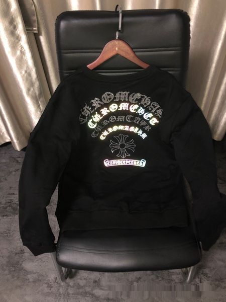 

ej3l1 2020 cross-heart colorful neck reflective round laser insgoods laser cross-heart colorful sweater reflective round neck 2020 sweatersw, Black