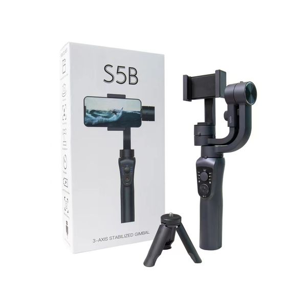 Stabilizzatore S5B Stabilizzatore per smartphone con direzione regolabile universale per ricarica USB con giunto cardanico portatile a 3 assi