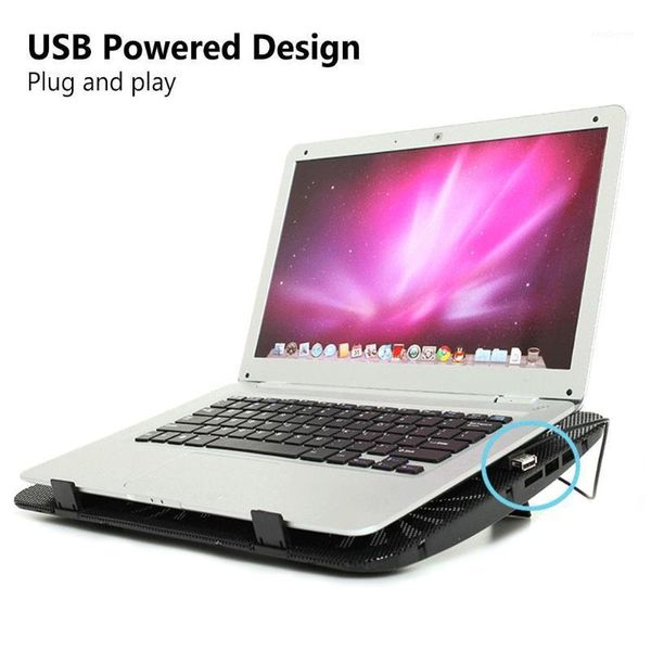 

lapcooling pads adjustable dual fan usb heat dissipation cooler holder stand bracket1