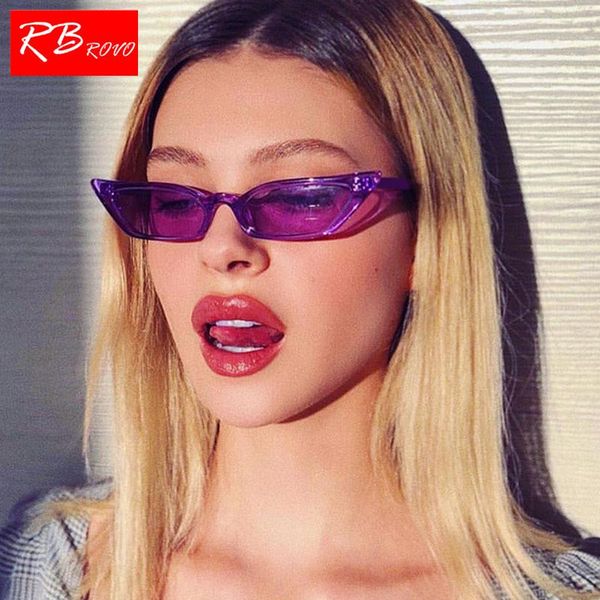 

rbrovo 2020 retro candies sunglasses women luxury cateye sun glasses for women feminino classic glassesn uv400, White;black