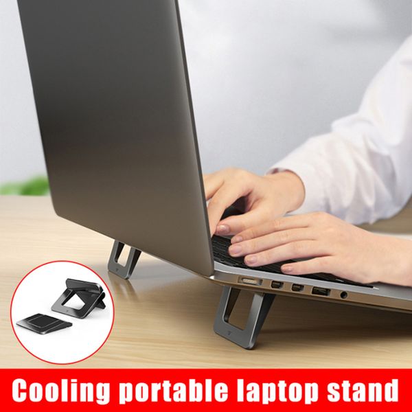 

mini lapnotebook holder portable invisible cooling computer bracket compatible phones tablets universal stand