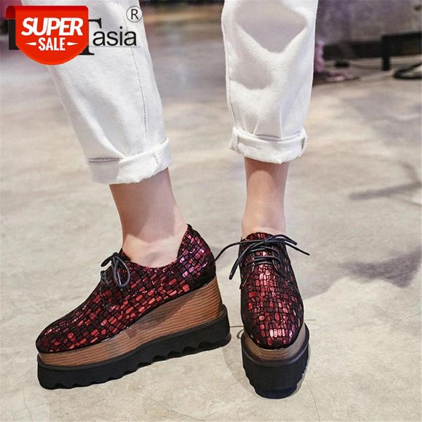 

doratasia brand new big size 33-42 kid suede shoelace ladies flat platform women shoes woman girls shoelaces soft autumn flats #ap9p