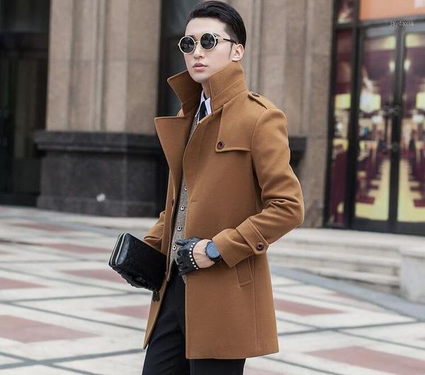 

s-7xl 2020 spring/autumn men new fashion fertilizer increased cloth coat1, Black