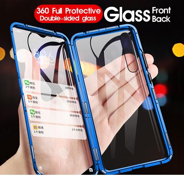 

360 металлический магнитный двухсторонний чехол для xiaomi redmi note 9 pro 9s 8t 7 pro redmi 9 8 8a bbyhdp