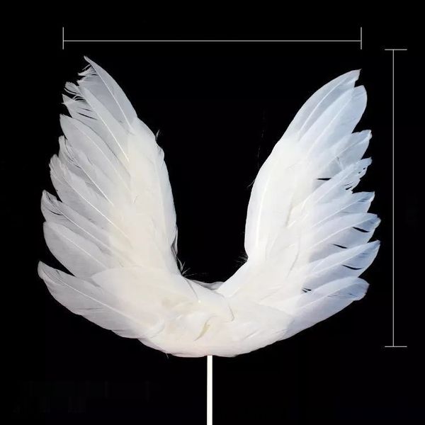 

lefey romantic beautiful and angel's wing decoration feather insert wedding party dessert cake cake table dessert table 1mrv8