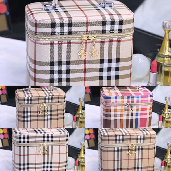 

q5m06 capacity large multi-functional storage korean double-layer cosmetic case small large box simple boxcapacity simple multi-functional p