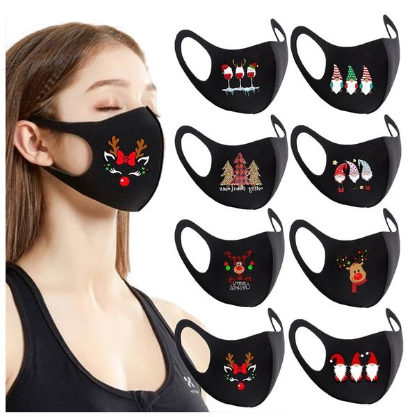 

ice dustproof colorful reusable fabric silk christmas fashion washable outdoor breathable face mask 2020 selling