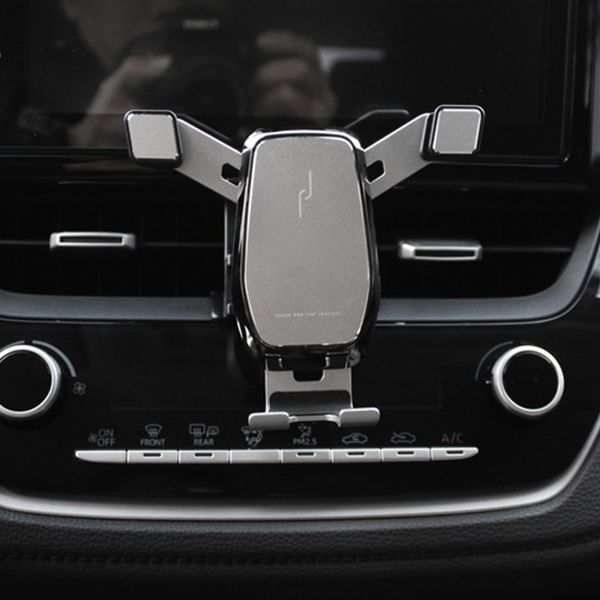 

air car vent mount clip clamp mobile phone holder for toyota corolla altis accessories 2019 2020