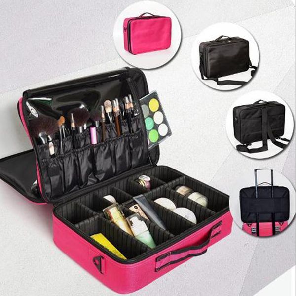 

storage partition cosmetic bag multifunctional portable cosmetic case large double custom tattoo manicure toolbox1