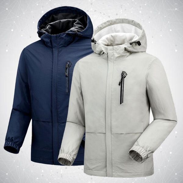 

men's jackets mens outdoor jacket soft shell autumn men thin waterproof hiking coat slim fit windbreaker plus size 5xl1, Black;brown