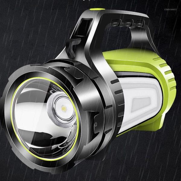

flashlights torches high powerful usb searching lamp led night lighting big side light hand lantern for camping fishing1