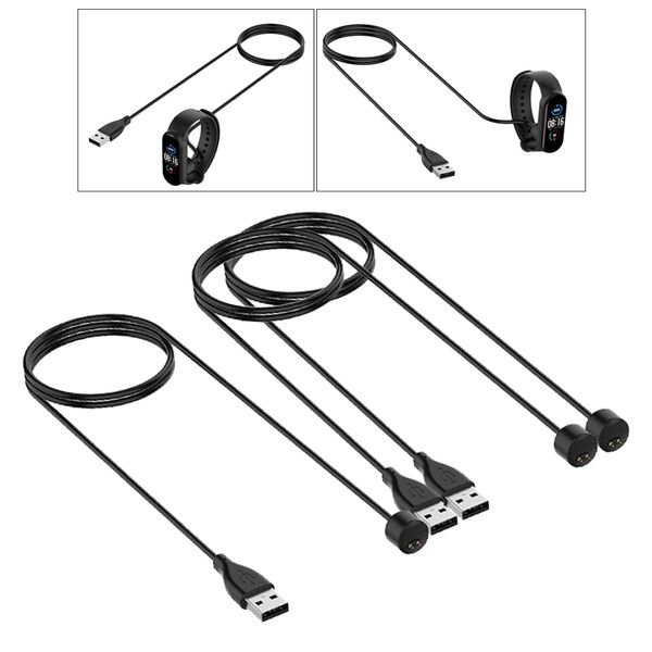 

3x usb charging charger cable cord for xiaomi 5 smart watch bracelet