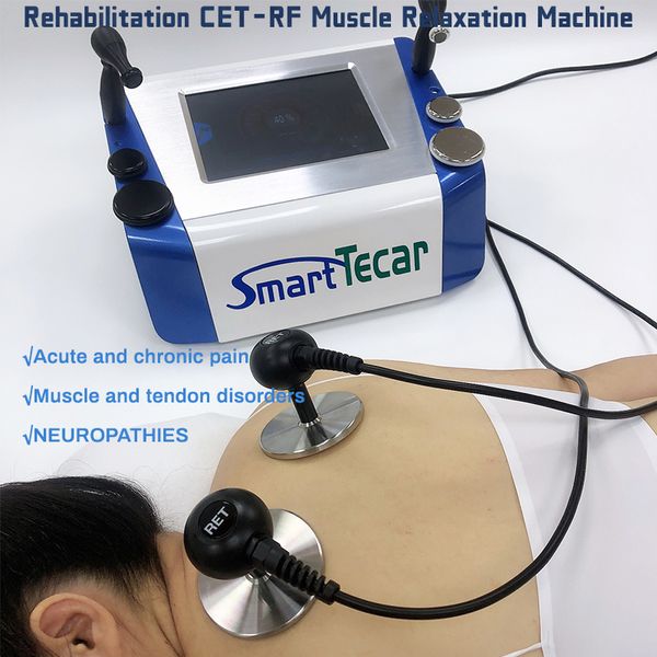 Apparecchiatura per terapia tecar per fisioterapia a radiofrequenza a riscaldamento profondo Maniglia RET CET per alleviare il dolore e ridurre il grasso
