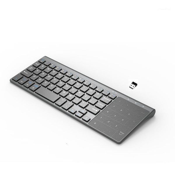 

usb 2.4g wireless keyboard for lapcomputer desksmart tv number touchpad numeric keypad for android windows1