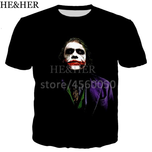 

new arrive popular movie joker most 3d print shirts kawaii aesthetic hippie men clothing