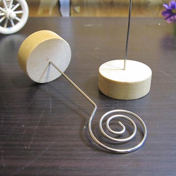 

deck picture p note clip wooden base deck with swirl line picture selection clamp vertical decorative 10pcs/pack