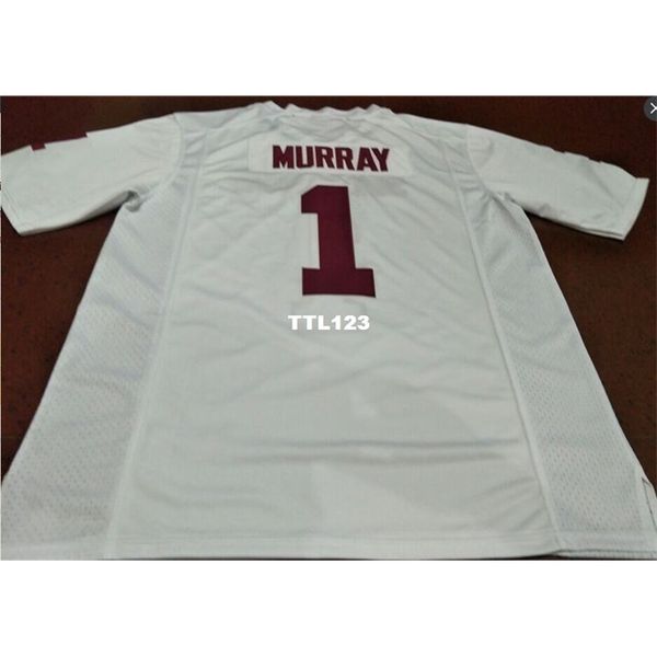 

3421 #1 kyler murray red white oklahoma sooners alumni college jersey or custom any name or number jersey, Black