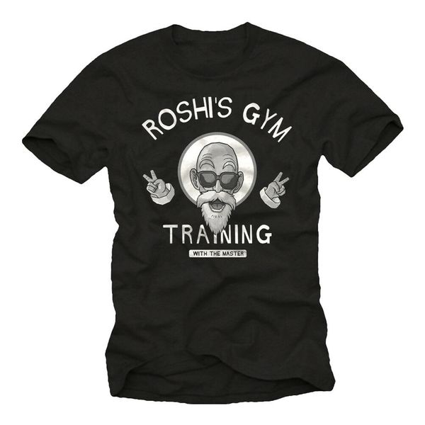 

cool gym mens nerd t shirt with roshi - short sleeve manga sport geek tee new funny tee shirt sport hooded sweatshirt hoodie