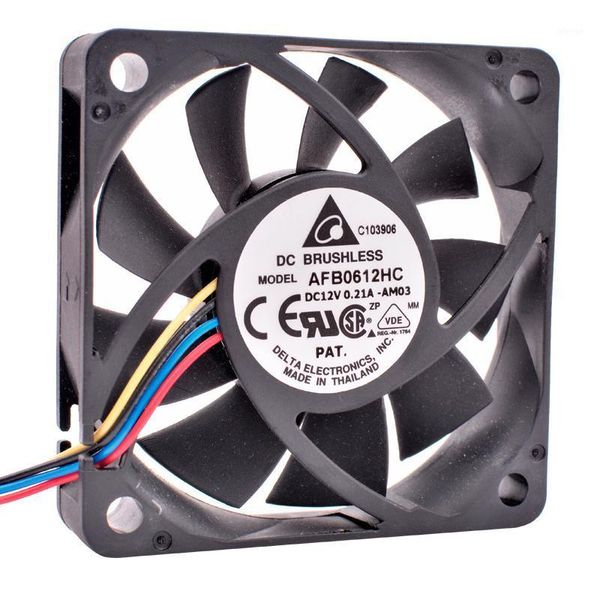 

afb0612hc-am03 6cm 60mm fan 60x60x13mm dc12v 0.21a 4 lines double ball bearing pwm chassis cpu cooling fan1