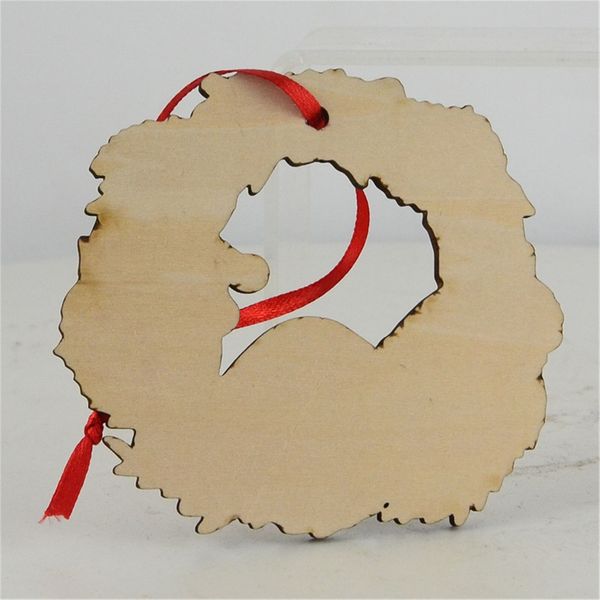 

2021 member wear mask 2020 wood family hanging multicolor decoration can write name christmas wreath 1 piece new