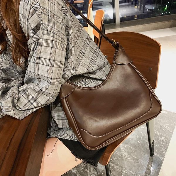 

vintage crossbody bags for women 2021 new pu leather shoulder bag female handbags and purses sac luxe