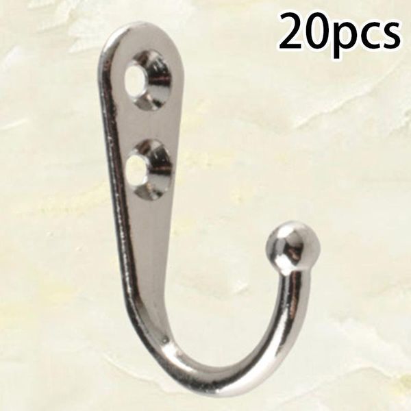 

organizer small hook coat hat hanger with screws space saving tool 20pcs set1