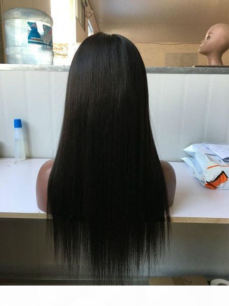 

full lace human hair wigs straight lace front wig full lace human hair wigs for black women, Black;brown