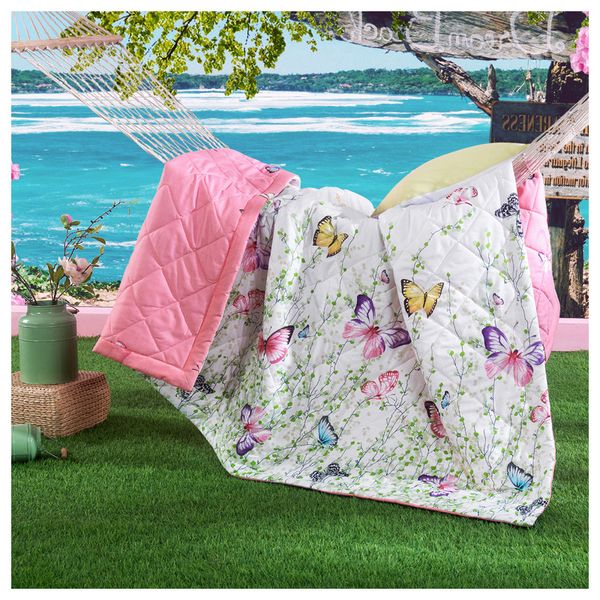 Simples verão fino edredão capa macio confortável luxo quilt de verão duplo super bebê cobertor rainha tamanho saudável cama colilas lj201105