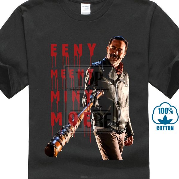

the walking dead negan eeny meeny miny mo t shirt size s to xxl sport hooded sweatshirt hoodie