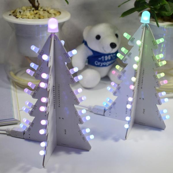 

diy light control full color led christmas tree light kit big size deskdecor _wk