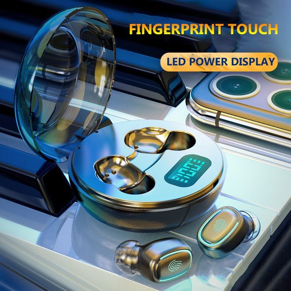 

a10 tws bluetooth 5.0 wireless headphones hifi in-ear earphone touch control noise cancelling headset wireless earphones earbuds