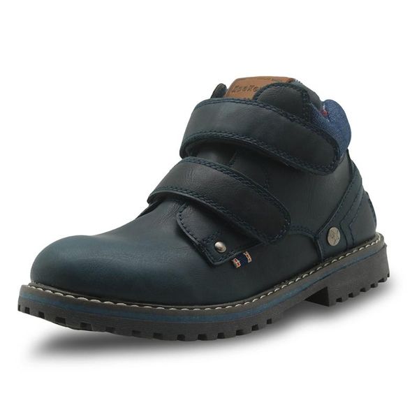 

boots winter & autumn fashion kids ankle baby boys matin non-slip waterproof children shoessize 25-36, Black;grey