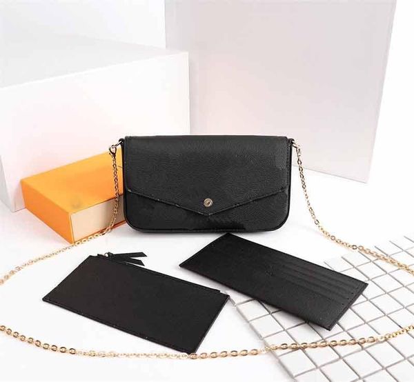 

m61276 made in real leather clutch purse handbag bag woman bag shoulder bag serial number insid 01