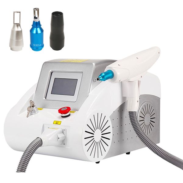 

new arrivals tattoo removal machine q switched nd yag laser 532nm1064nm1320nmnm eyebrow pigment wrinkle removal laser beauty equipment, Black