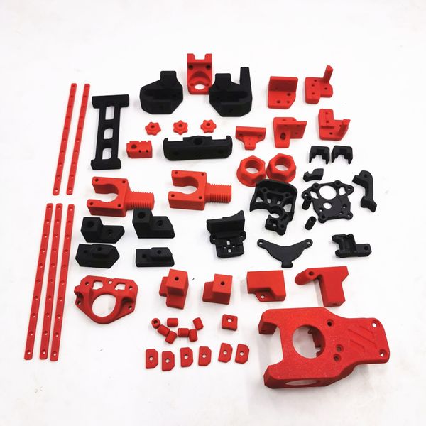 Voron0.1 Impressora 3D E-Sun ABS + Kit de peças impresso preto / vermelho / CNC peças de metal usinadas