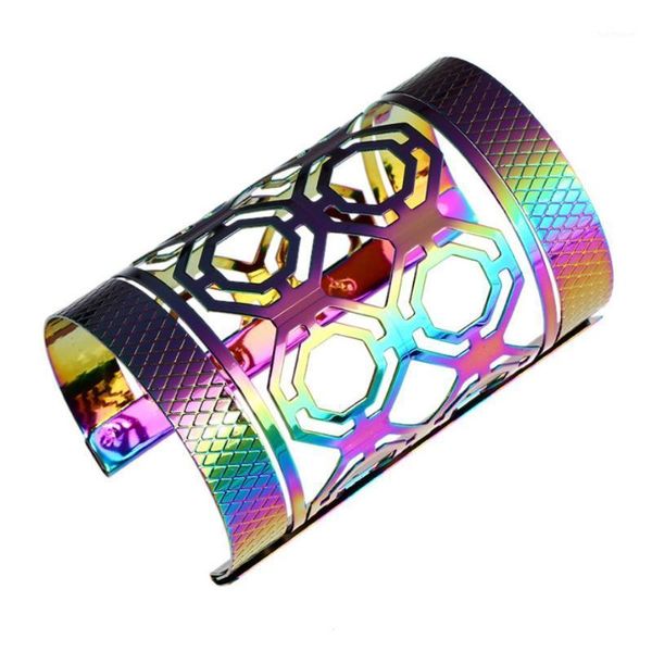 

geometric pattern hollowed girl`s arm accessory1, Black