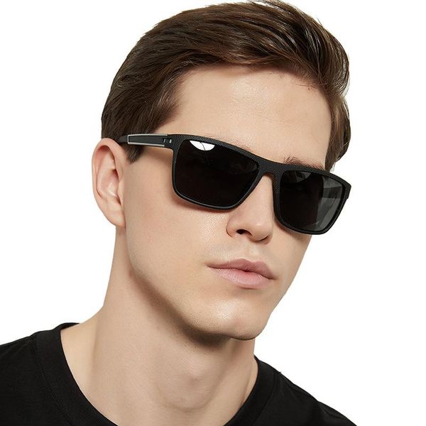 

sunglasses teenyoun square polarized lens brand men women vintage sun glasses spring temples eyewear gafas oculos, White;black