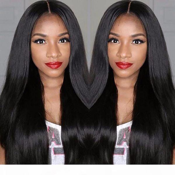 

full lace human hair wigs brazil virgin hair 100 chinese remy human hair straight wig is full of my shoes, black women full lace wigs, Black;brown