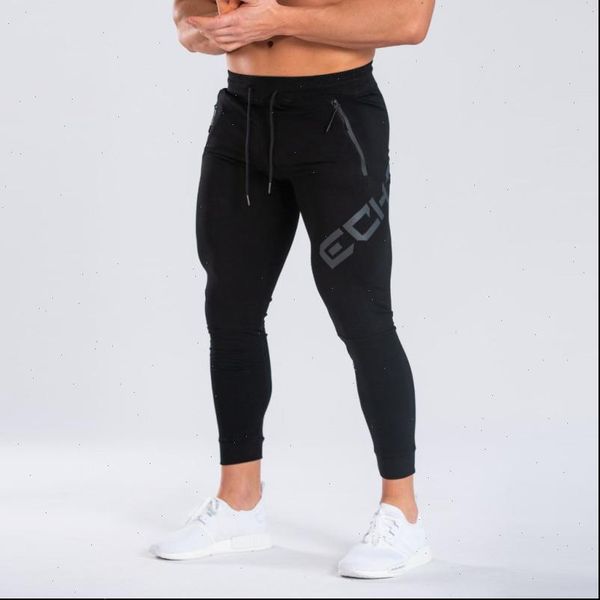 

2021 joggers men pants mens trousers fitness sweatpants bodybuilding gym pants runners skinny trousers pantalones hombre pants, Black